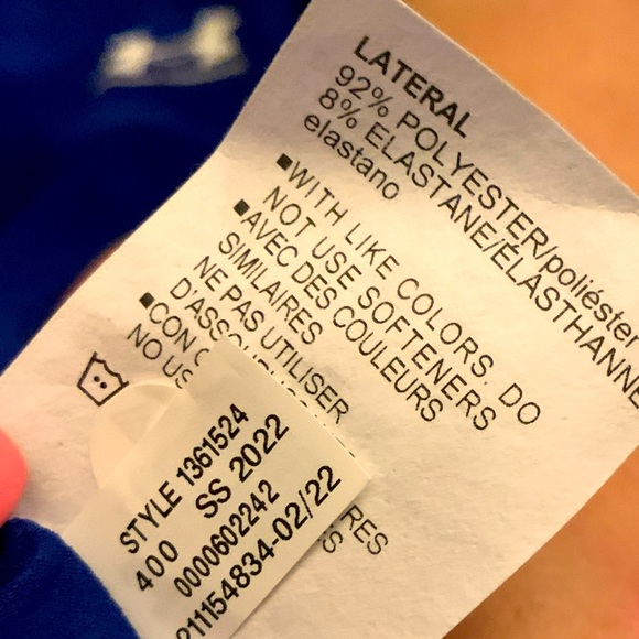 Under Armour Men's Armour HeatGear Compression Long-Sleeve T-Shirt , Royal Blue - Picture 9 of 11